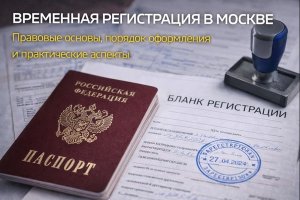Временная регистрация в Москве: правовые основы, порядок оформления и практические аспекты проживания